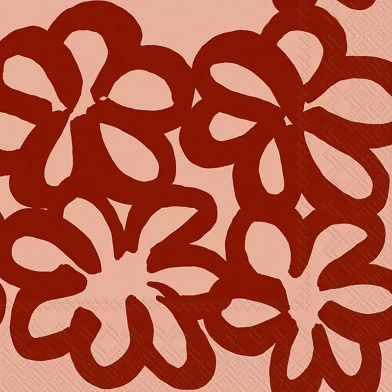jattikukka-lunch-napkin-rose Jattikukka Lunch Napkin Rose