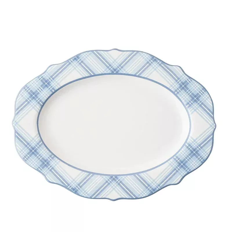 juliska-tartan-15-platter-chambray Juliska Tartan 15″ Platter – Chambray