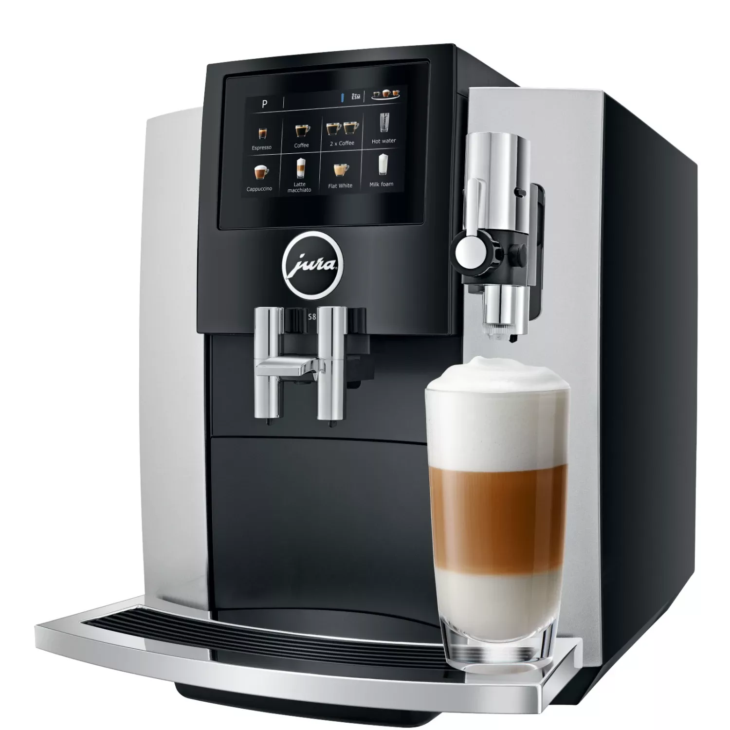 jura-s8-espresso-machine-moonlight-silver JURA S8 Espresso Machine – Moonlight Silver