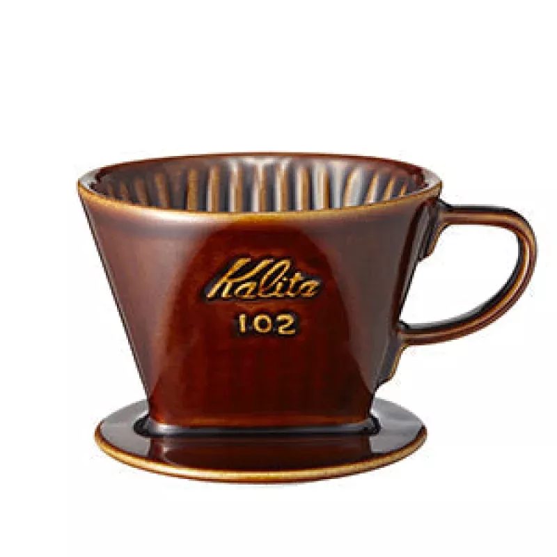 kalita-style-102-ceramic-coffee-dripper-brown Kalita Style 102 Ceramic Coffee Dripper – Brown