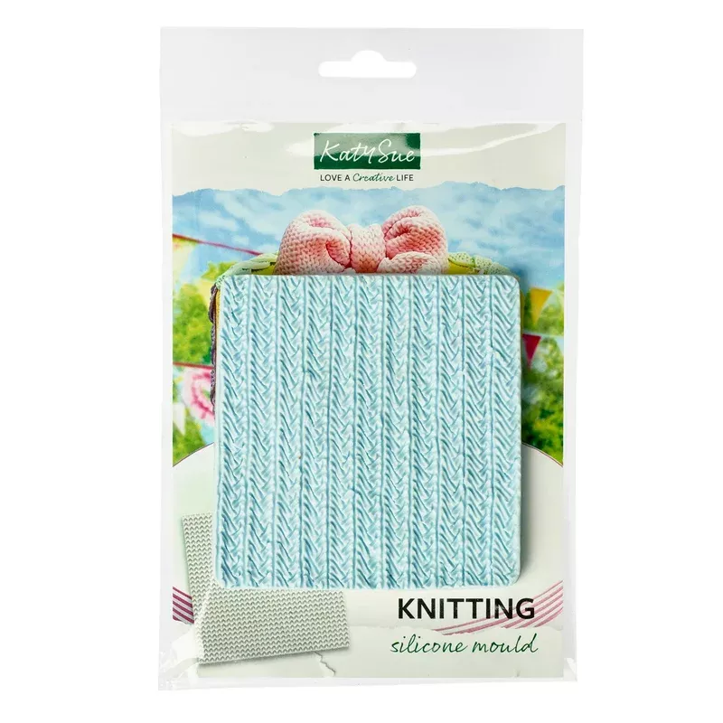 Katy Sue Designs Knitting Silicone Icing Mould