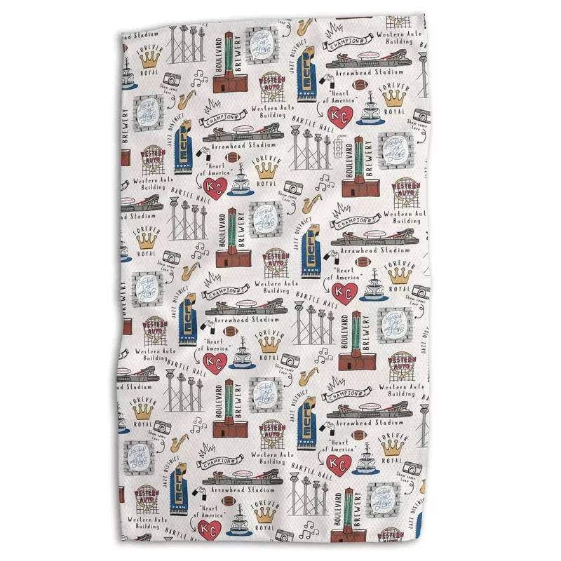 kc-city-proud-double-sided-kitchen-towel KC City Proud Double-Sided Kitchen Towel