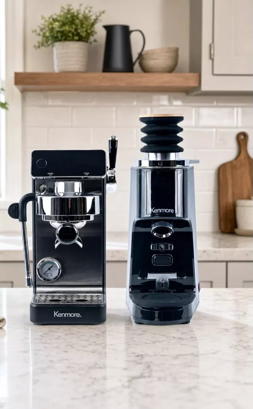 Kenmore Dualis Espresso Machine & Grinder Package