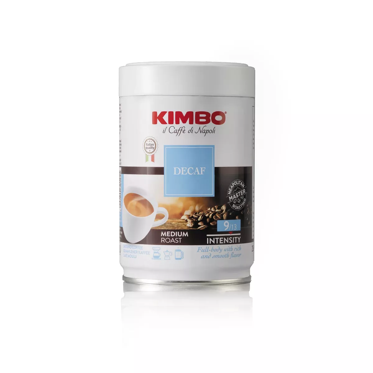 kimbo-il-caffe-di-napoli-decaf-ground-250g-tin Kimbo Il Caffe Di Napoli Decaf Ground 250g – Tin