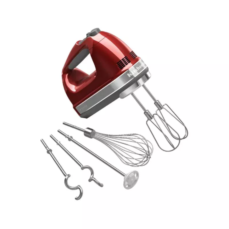 kitchenaid-9-speed-hand-mixer-candy-apple-red-khm926ca KitchenAid 9-Speed Hand Mixer – Candy Apple Red (KHM926CA)