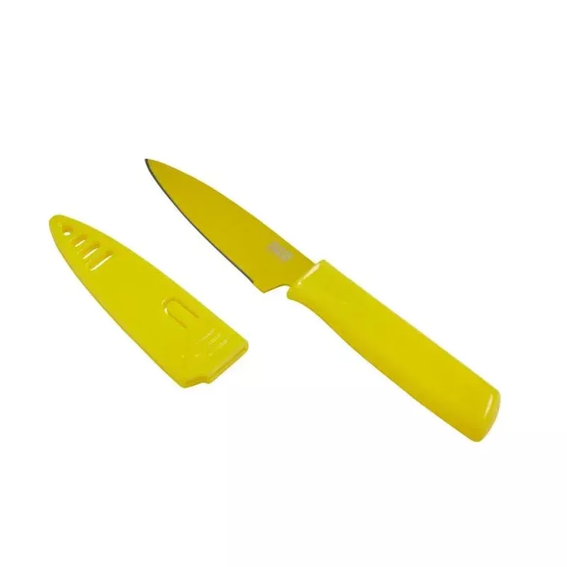 kuhn-rikon-paring-knife-colori-yellow Kuhn Rikon Paring Knife COLORI Yellow