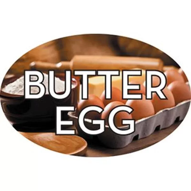 label-butter-egg-4-color-process-1-25-2-in-oval-500-rl Label – Butter Egg 4 Color Process 1.25×2 In. Oval 500/rl