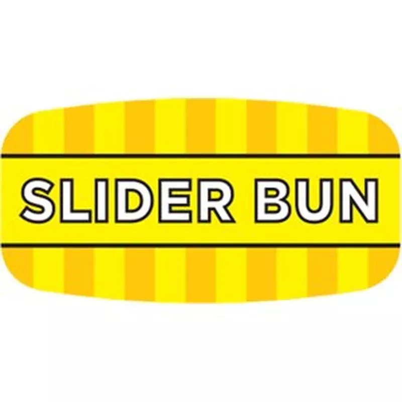 Label – Slider Bun 4 Color Process/UV 0.625×1.25 In. Rectangular 1000/Roll
