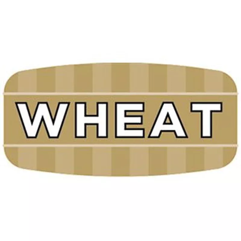 Label – Wheat 4 Color Process/UV 0.625×1.25 In. Rectangular 1000/Roll