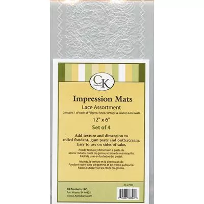 lace-impression-mat-assortment-4-by-ck-products Lace Impression Mat Assortment (4) by CK Products