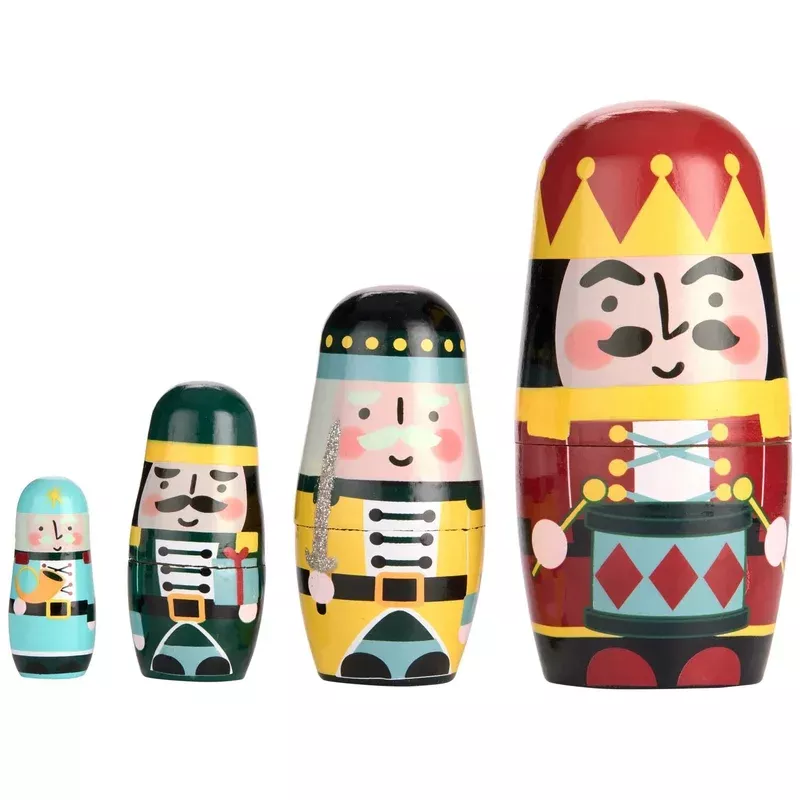 lakeland-wooden-nutcracker-nesting-decorations Lakeland Wooden Nutcracker Nesting Decorations