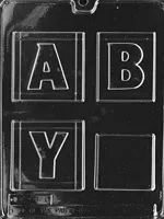 large-baby-block-chocolate-mold Large Baby Block Chocolate Mold