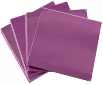 Lavender 4" X 4"Foil Squares -- 125 Count