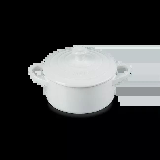 le-creuset-mini-round-cocotte-24-oz-white Le Creuset Mini Round Cocotte: 24 oz., White