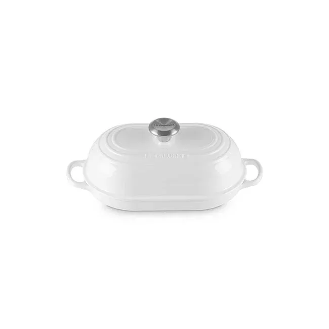le-creuset-oval-bread-oven-11-5-white Le Creuset Oval Bread Oven:11.5", White