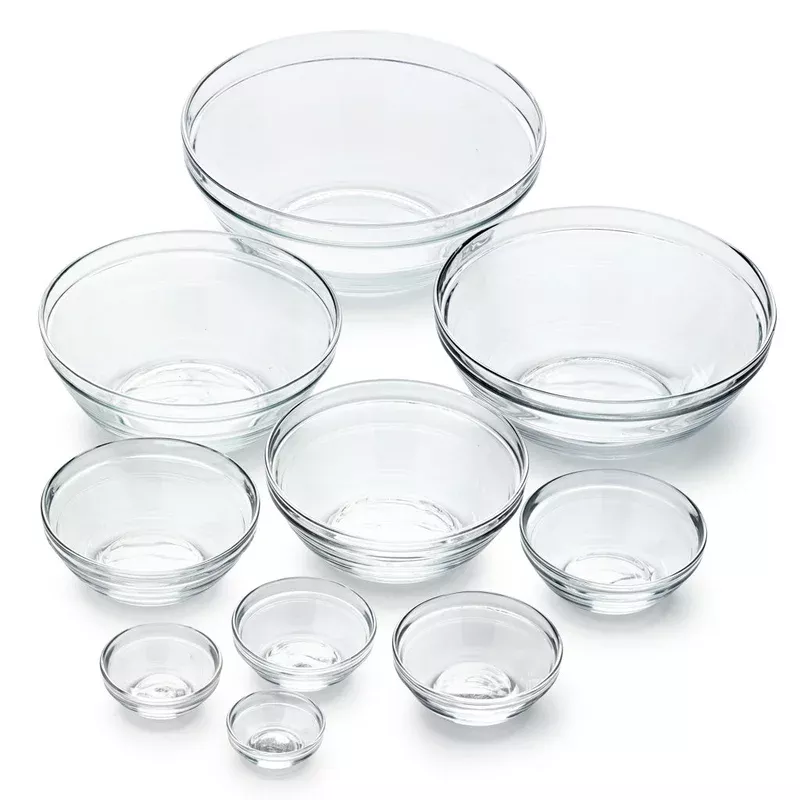 le-gigogne-stackable-clear-bowls-set-10-piece-set Le Gigogne - Stackable Clear Bowls Set ,10-Piece Set