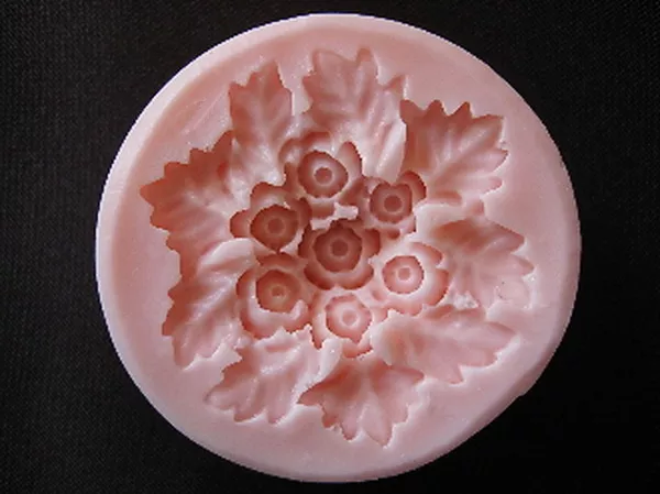 leaf-cluster-mold-sm-085-by-sunflower-sugar-art Leaf Cluster Mold (SM-085) by Sunflower Sugar Art
