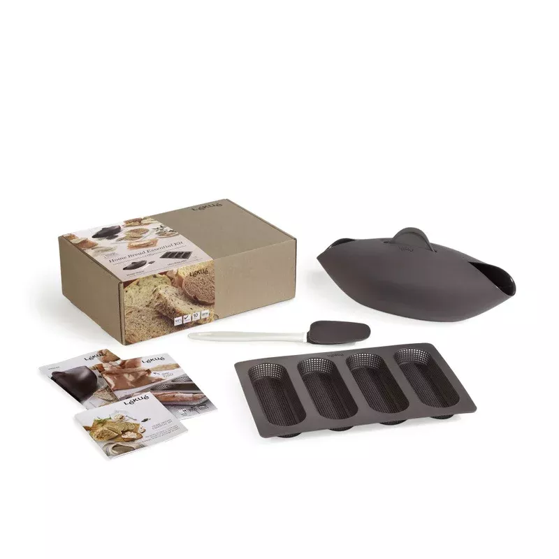 lekue-bread-making-kit-includes-perforated-mini-baguette-bread-spatula-recipes Lekue bread making kit Includes Perforated Mini Baguette Bread Spatula and Recipes