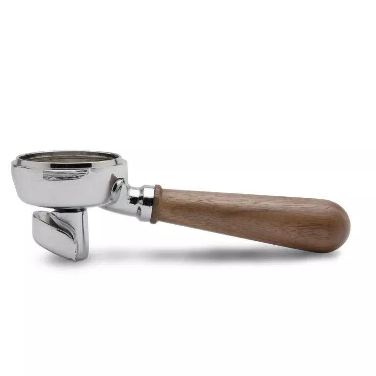 lelit-58mm-double-spout-coffee-slide-portafilter-walnut Lelit 58mm Double Spout Coffee Slide Portafilter – Walnut