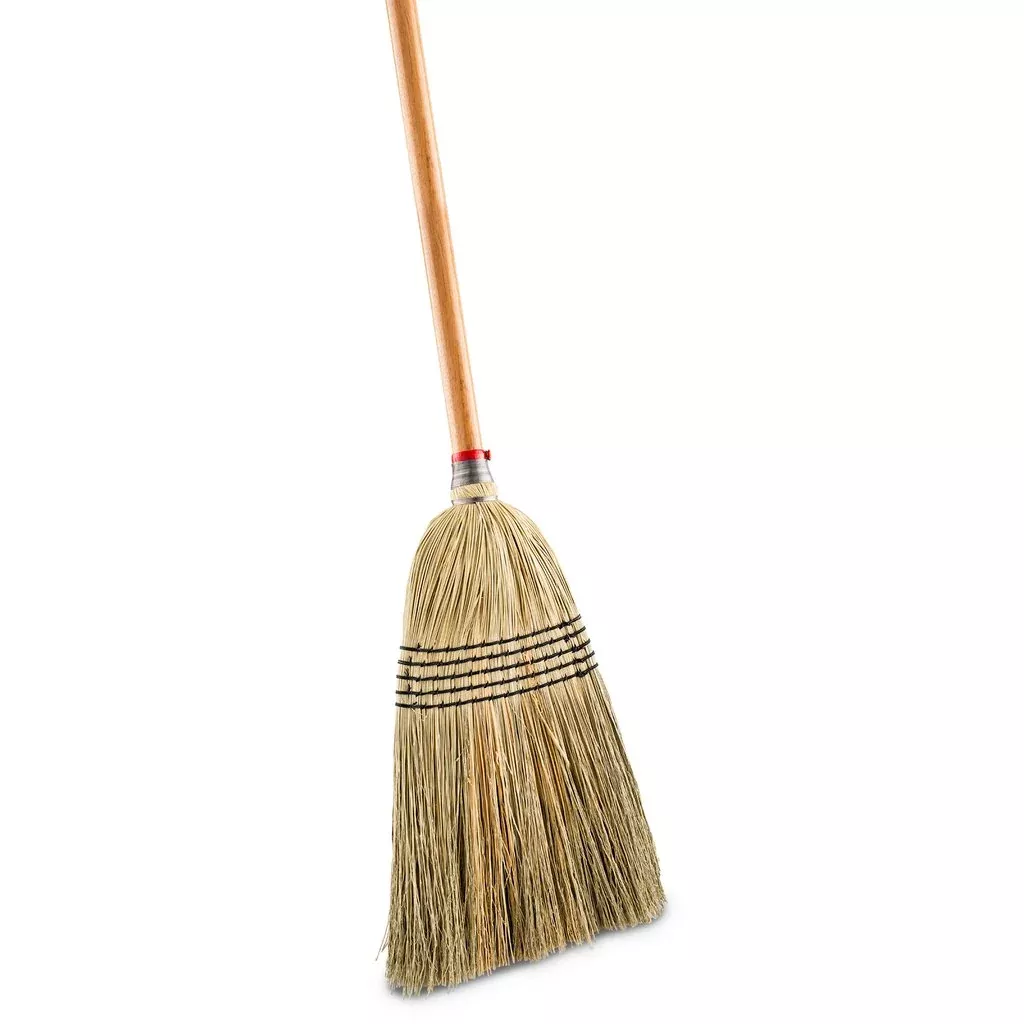 libman-1335-12-5-janitor-corn-broom-with-wood-handle-case-6 Libman 1335 - 12.5" Janitor Corn Broom with Wood Handle - Case of 6