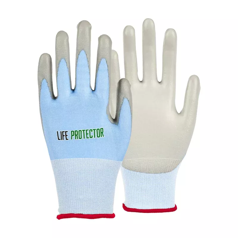 life-protector-light-blue-diamond-blend-small-work-gloves-with-foam-polyurethane Life Protector Light Blue Diamond Blend Small Work Gloves – with Foam Polyurethane Palm Coating Cut-Resistant – Pair – 10 count box