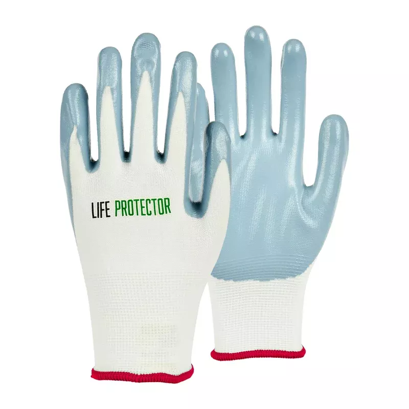 life-protector-white-nylon-small-work-gloves-with-flat-nitrile-palm-coating-pair Life Protector White Nylon Small Work Gloves – with Flat Nitrile Palm Coating – Pair – 10 count box