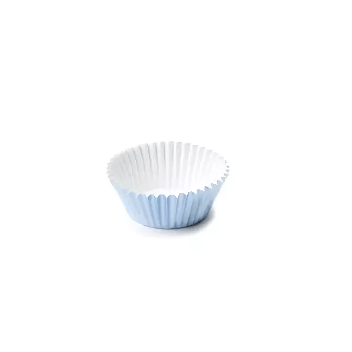Light Blue Foil Cupcake Liners