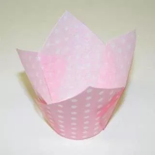 light-pink-polka-dot-tulip-cups-24-tulip-cups Light Pink Polka Dot Tulip Cups - 24 Tulip Cups