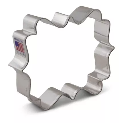 LilaLoa's Square Plaque Cookie Cutter 3 3/8" x 4"
