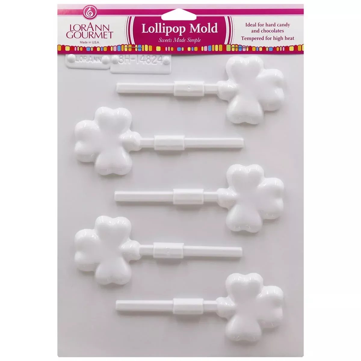lorann-shamrocks-lollipop-sheet-mold LorAnn Shamrocks Lollipop Sheet Mold
