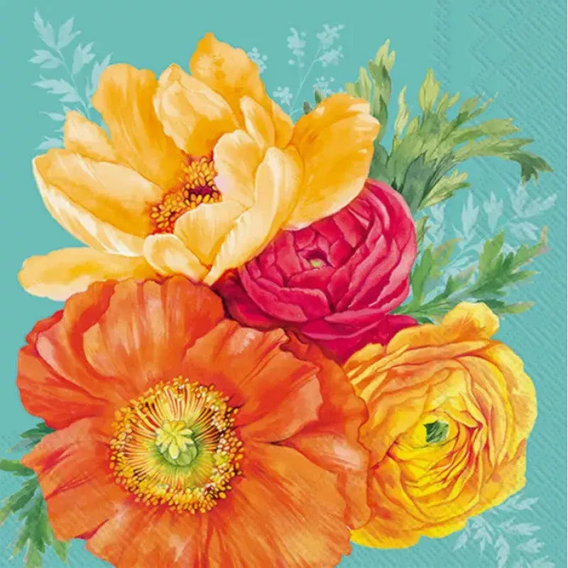 Lunch Napkins Joni Turquoise