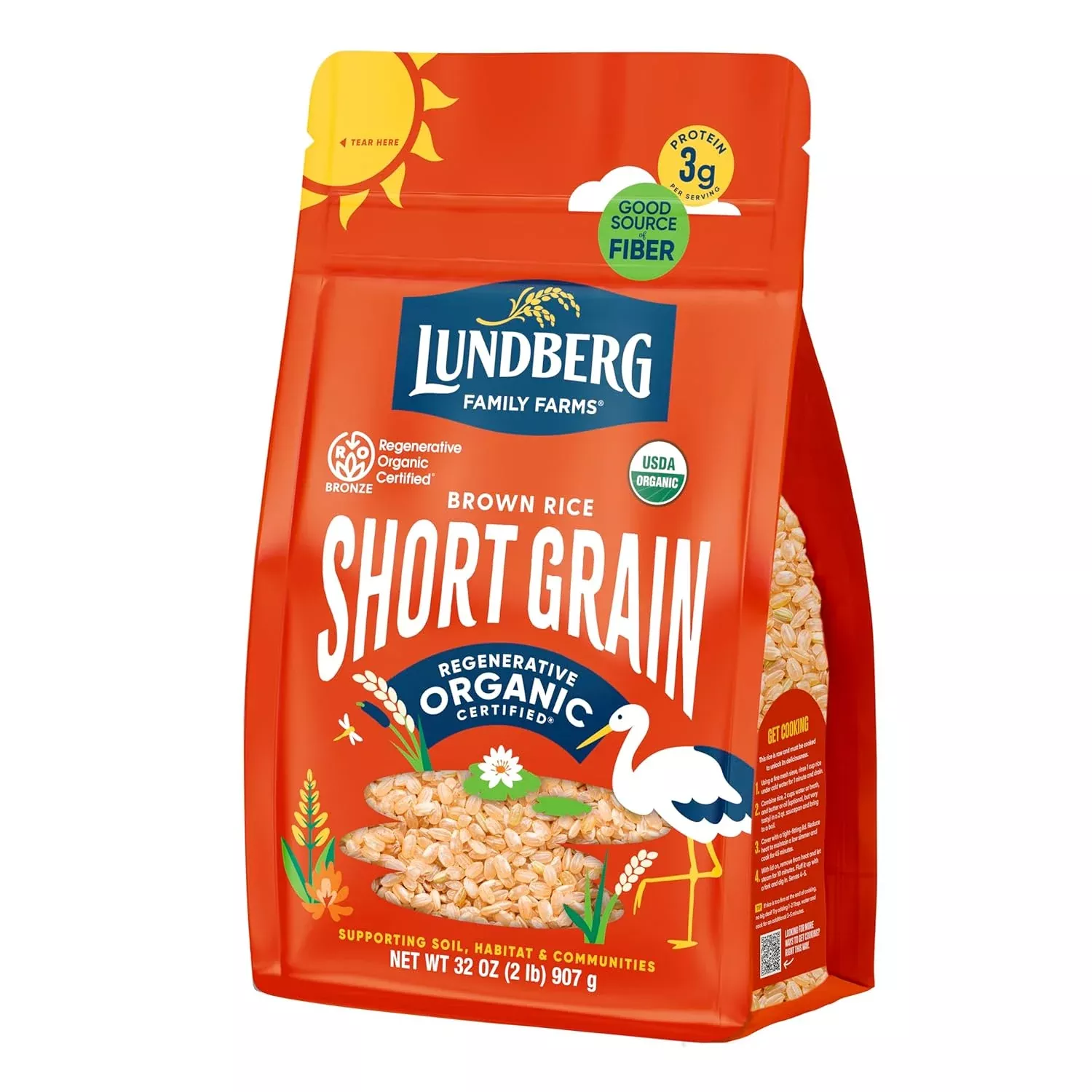 lundberg-organic-short-brown-rice-2-lb Lundberg ORGANIC Short Brown Rice 2 lb.