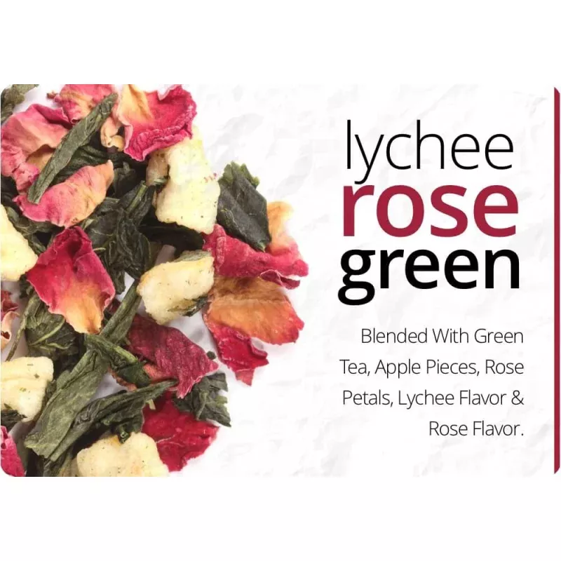 lychee-rose-green-tea-loose Lychee Rose Green Tea – Loose