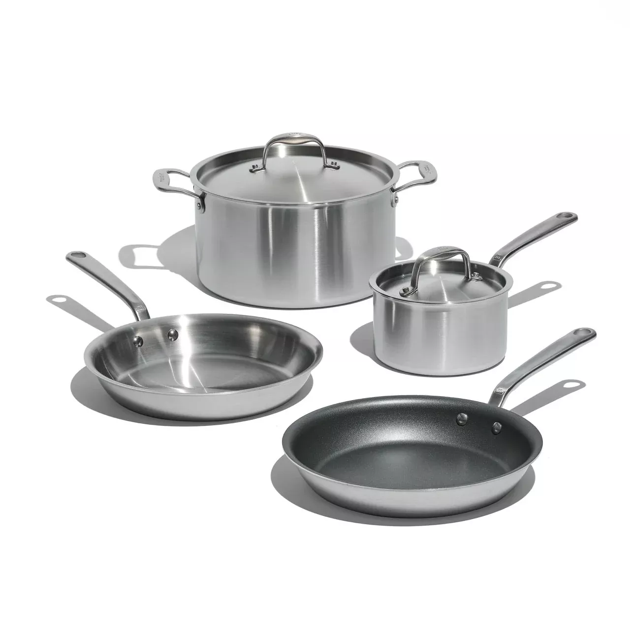 MADE IN Stainless Clad Cookware Set:6 Piece
