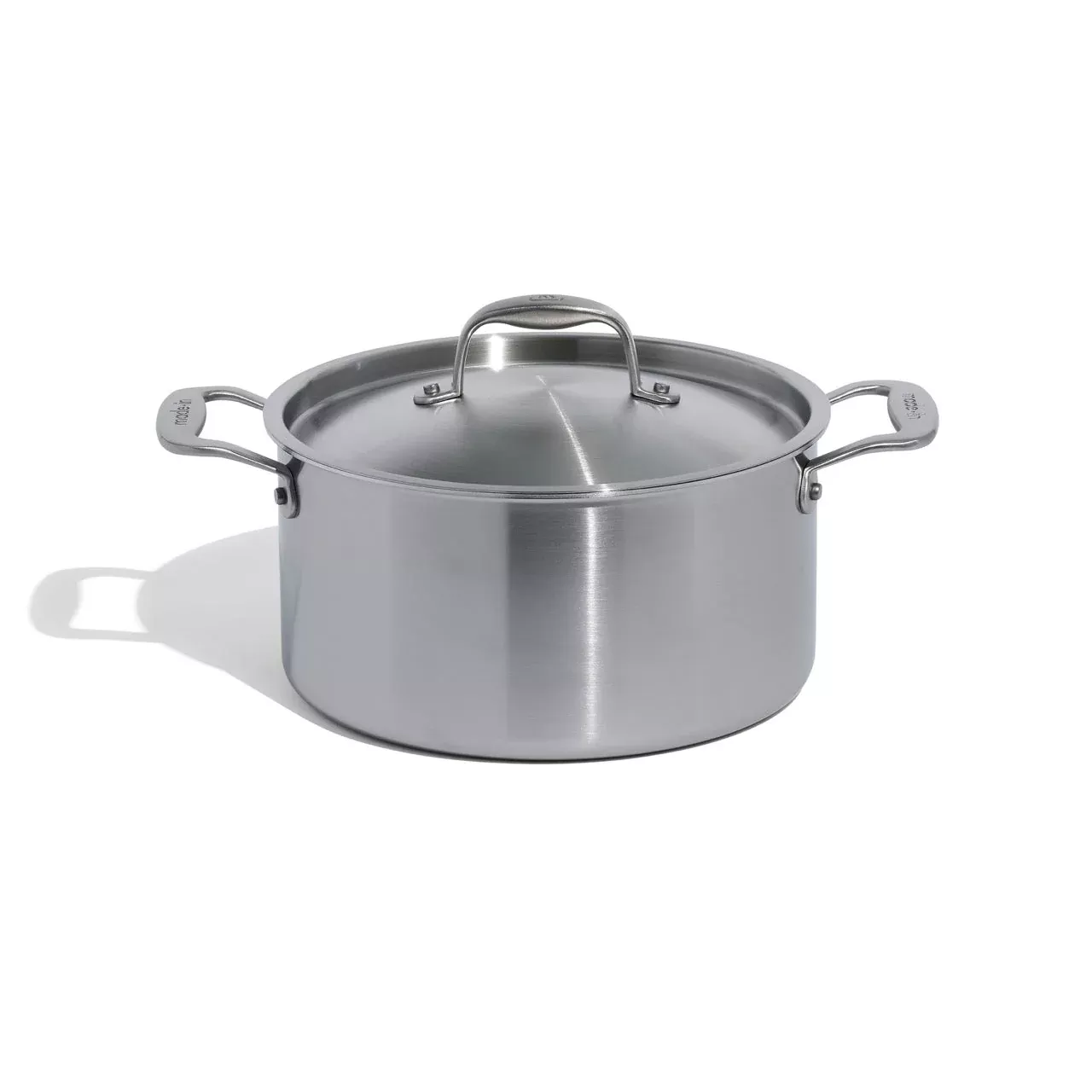 MADE IN Stainless Clad Stock Pot with Lid:6 QT