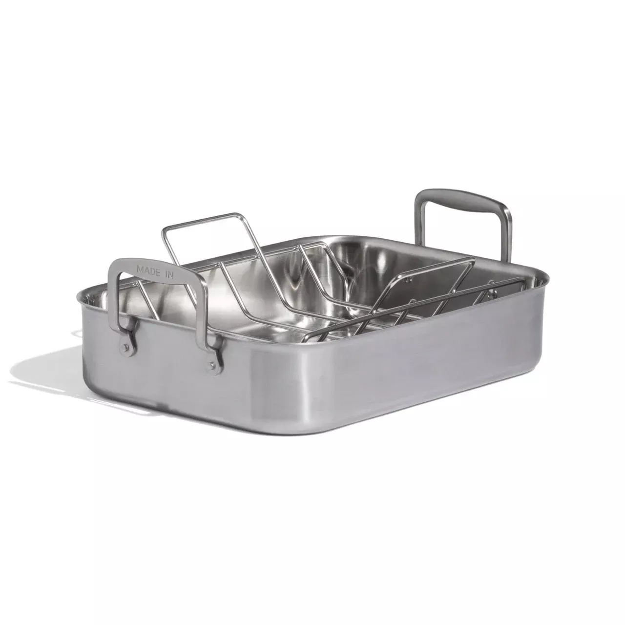 made-in-stainless-roasting-pan-17-x-12-75 MADE IN Stainless Roasting Pan: 17" X 12.75"