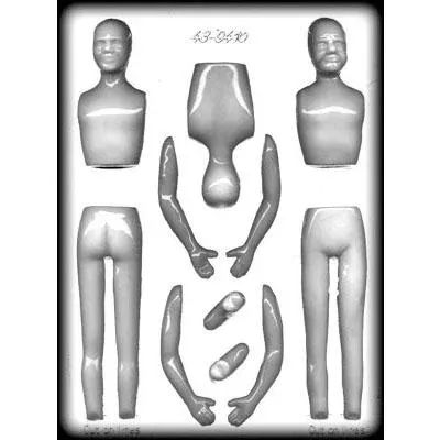 Male People Chocolate Mold