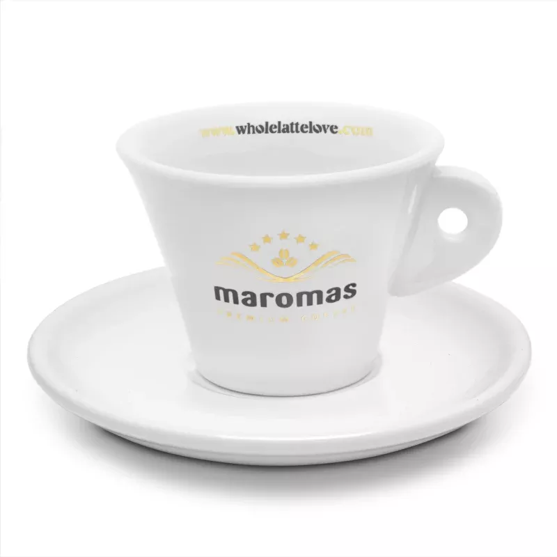 Maromas Espresso Cup and Saucer