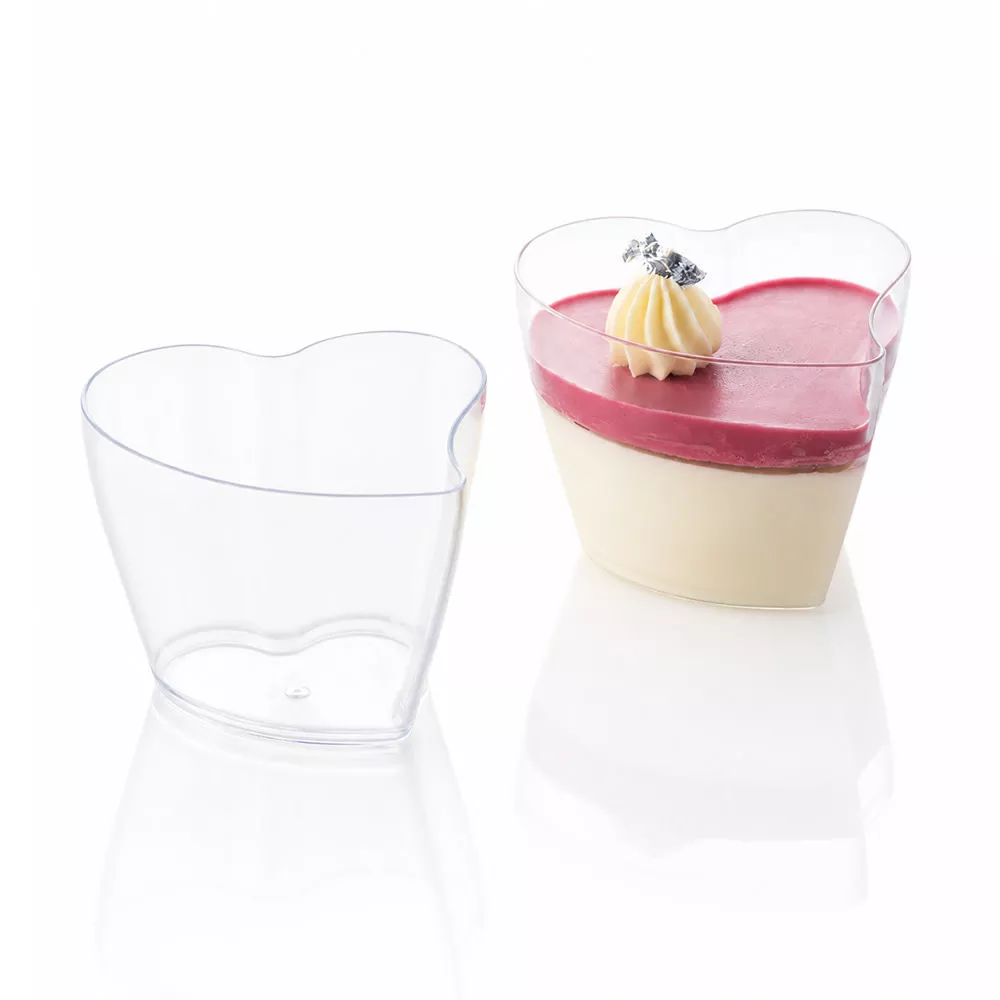 Martellato - Heart Cup, Plasticware - 3.4 oz (100 ct)