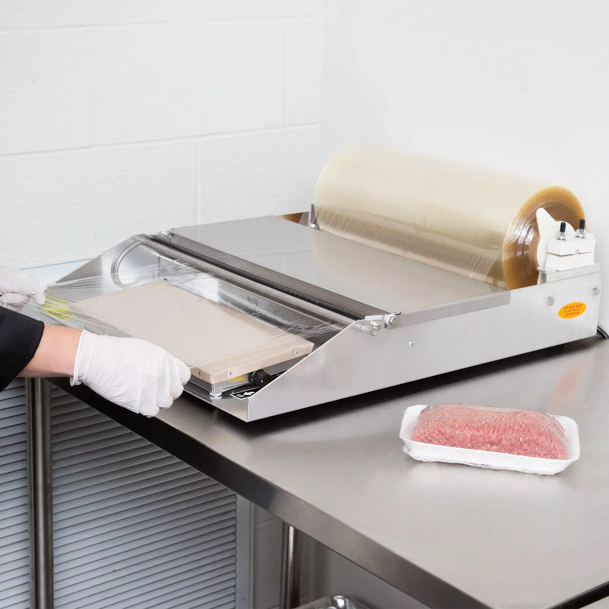 meat-cling-film-roll-max-13-x-5000-plastic-clear-high-yield-1-roll Meat Cling Film Roll Max 13" x 5000', Plastic Clear High Yield - 1 Roll