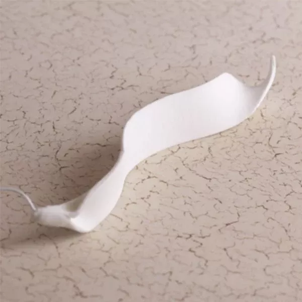 medium-ribbon-tail-white Medium Ribbon Tail - White