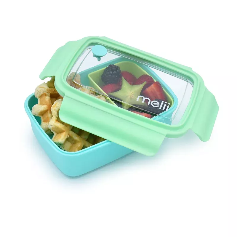melii-bento-box-with-removable-compartment-880ml-blue Melii Bento Box with Removable Compartment 880ml – Blue