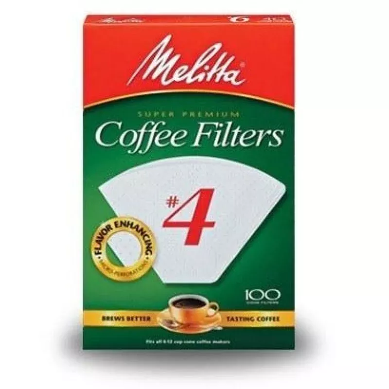 melitta-coffee-filters-4-white-100-count Melitta Coffee Filters – #4 White – 100 Count