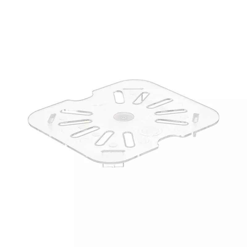 Met Lux 1/6 Size Clear Polycarbonate Drain Tray – 100 count box
