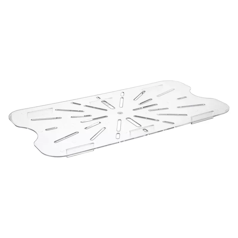 met-lux-full-size-clear-polycarbonate-drain-tray-10-count-box Met Lux Full Size Clear Polycarbonate Drain Tray – 10 count box