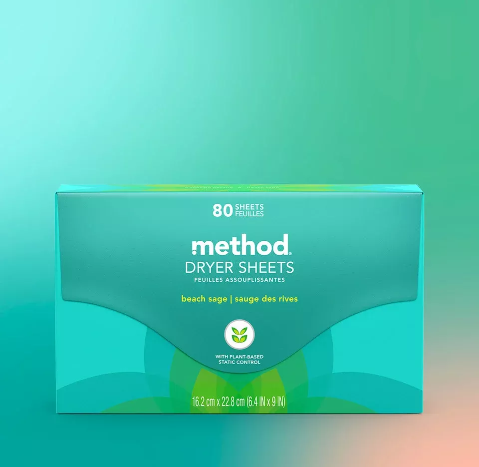 method-beach-sage-dryer-sheets-case-6 Method Beach Sage Dryer Sheets - Case of 6