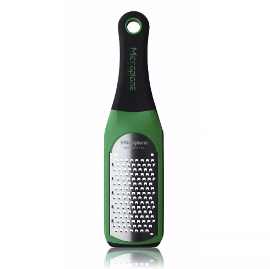 microplane-artisan-series-grater-coarse-green Microplane Artisan Series Grater: Coarse, Green