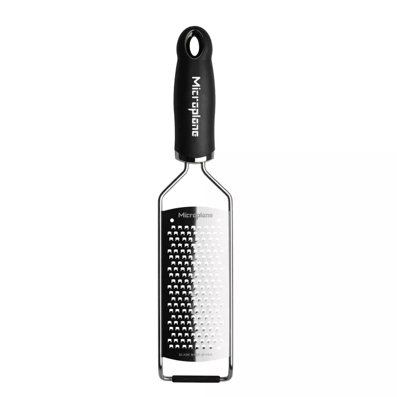 microplane-gourmet-series-coarse-grater-black-handle Microplane Gourmet Series Coarse Grater Black Handle