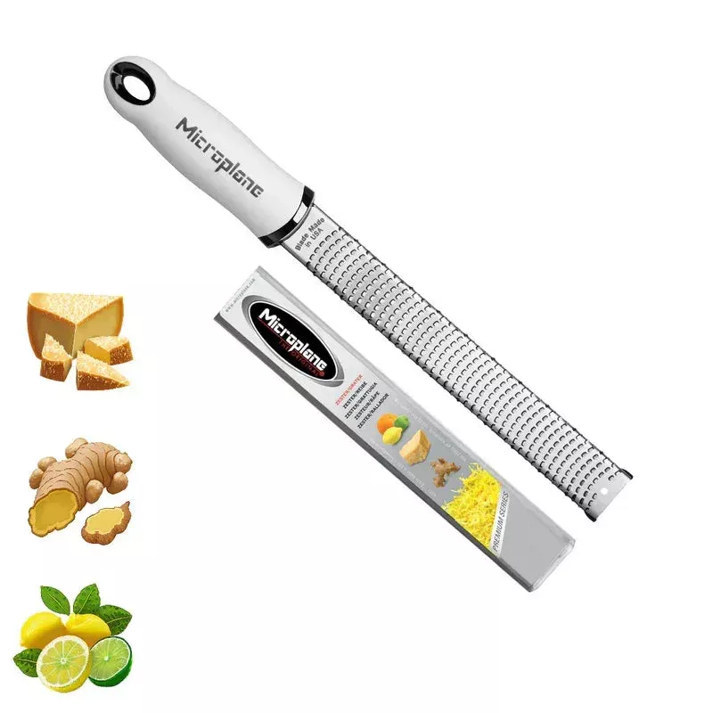microplane-premium-classic-series-zester-white Microplane Premium Classic Series Zester White