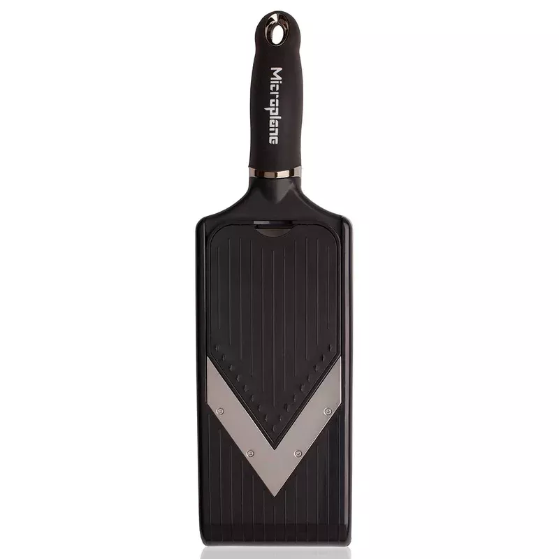 microplane-v-slicer-adjustable-mandoline-black Microplane V-Slicer Adjustable Mandoline Black
